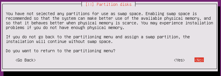 swap partition